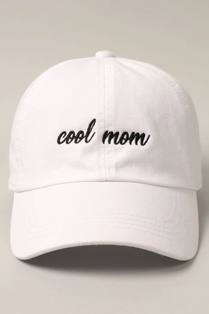 Cool Mom Embroidered Baseball Hat