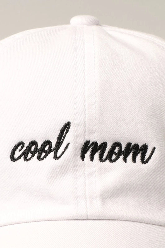 Cool Mom Embroidered Baseball Hat