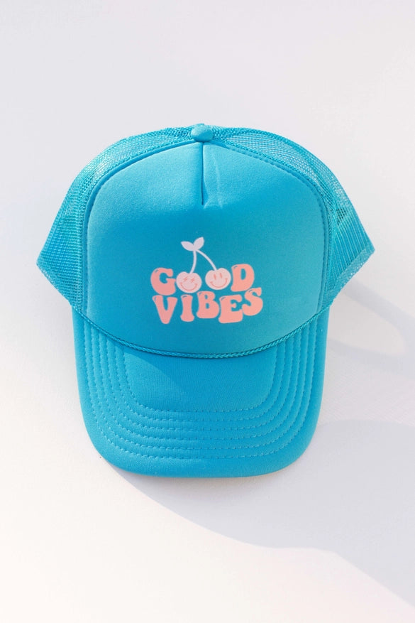 Good Vibes Cherry Trucker Women's Hat