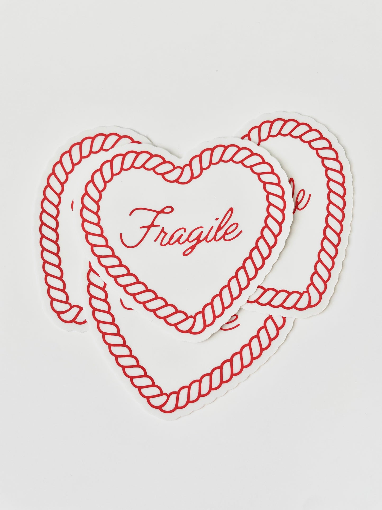 Fragile Heart Sticker