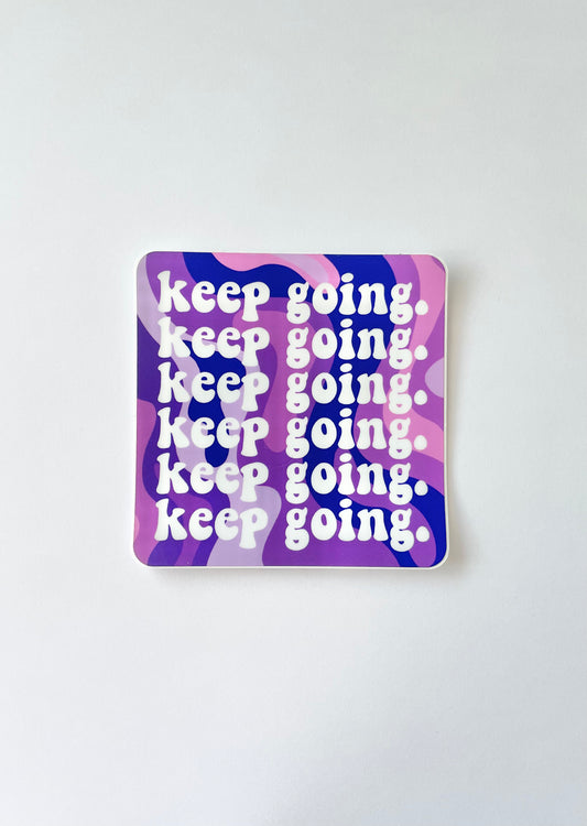 Keep Going Sticker