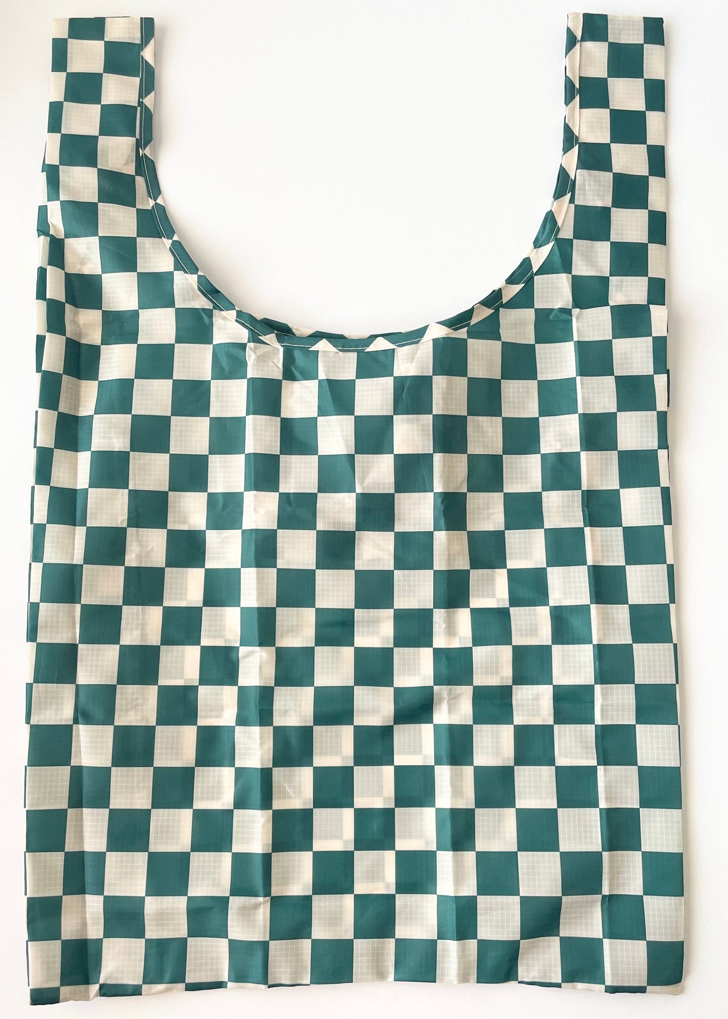 Checkered Packable Reusable Bag