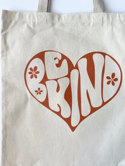 Be Kind Canvas Tote Bag