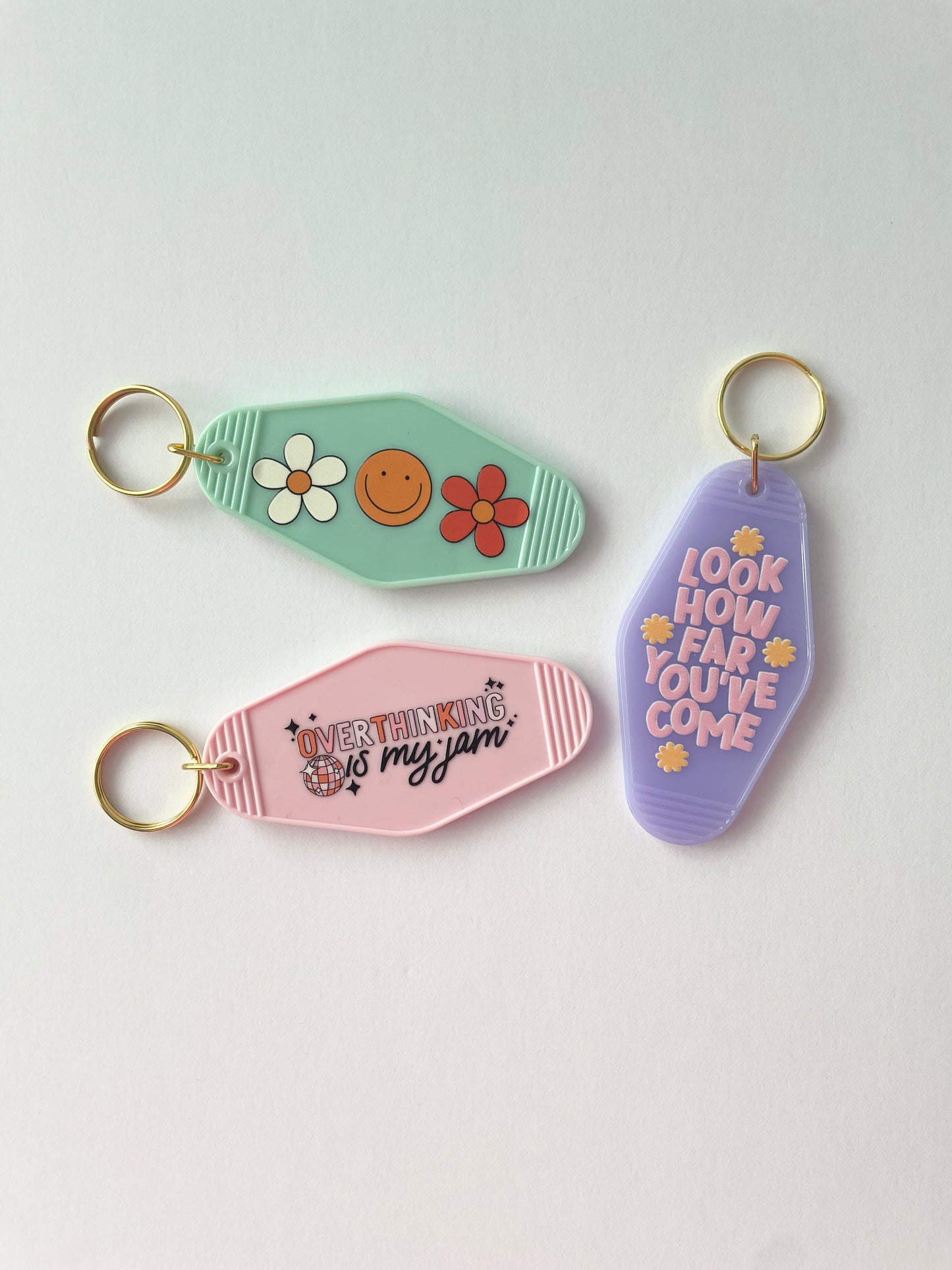 Colorful Motel Keychain