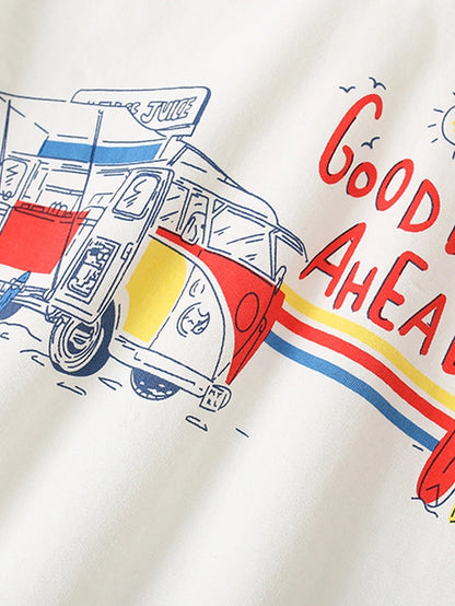 Good Days Ahead Bus Kids Graphic T-Shirt