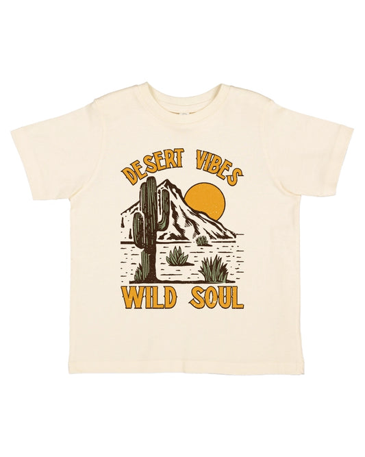 Western Desert Vibes Kids Graphic T-Shirt